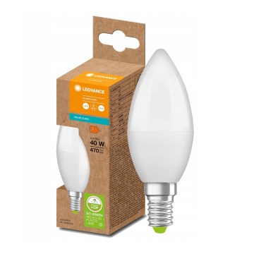 LED-Glühbirne aus recyceltem Kunststoff B40 E14/4,9W/230V 4000K - Ledvance