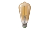 LED Glühbirne CLASIC AMBER ST64 E27/10W/230V 2200K – Brilagi