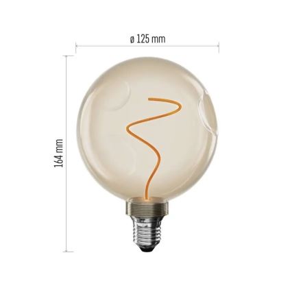 LED-Glühbirne DECO VINTAGE CG125A E27/4,5W/230V 1800K