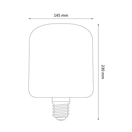 LED Glühbirne DECO VINTAGE E27/4W/230V 1800K