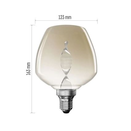 LED-Glühbirne DECO VINTAGE S123 E27/3,5W/230V 1800K