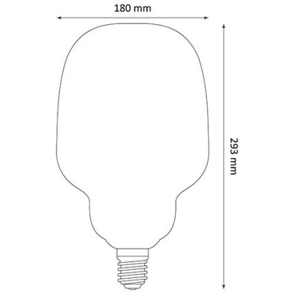 LED Glühbirne DECO VINTAGE S180 E27/4W/230V 1800K