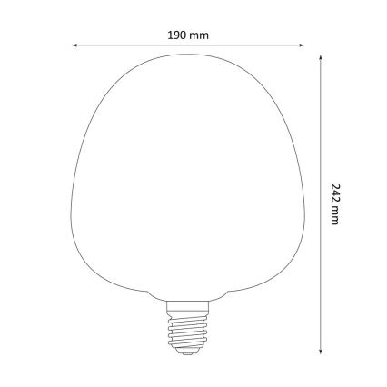 LED Glühbirne DECO VINTAGE S190 E27/4W/230V 1800K