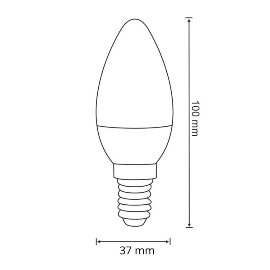 LED Glühbirne E14/6,3W/230V