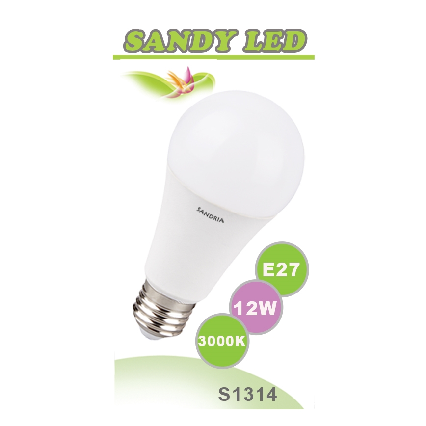 LED Glühbirne SANDY E27/12W/230V - Sandria S1314