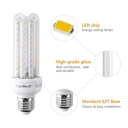 LED-Glühbirne E27/15W/230V 3000K - Aigostar