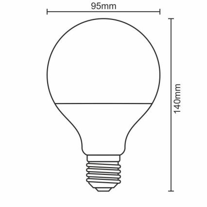 LED Glühbirne E27/18W/165-265V 3000K