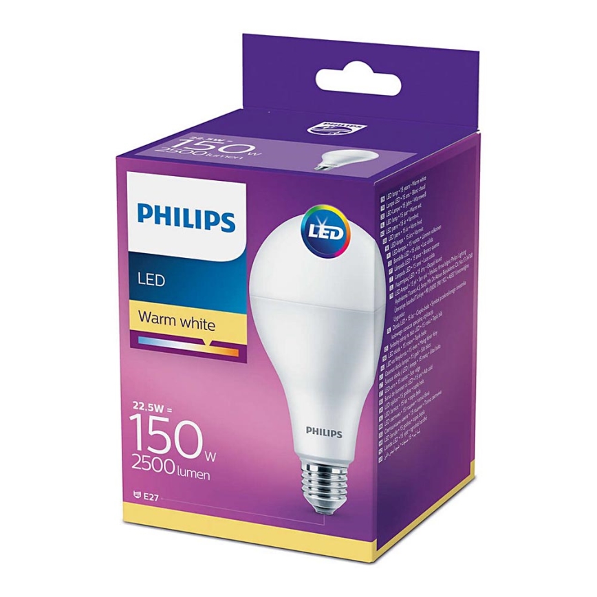 LED Glühbirne E27/22,5W/230V 2700K - Philips