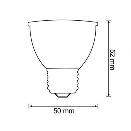 LED Glühbirne E27/4W/230V 3000K 250lm