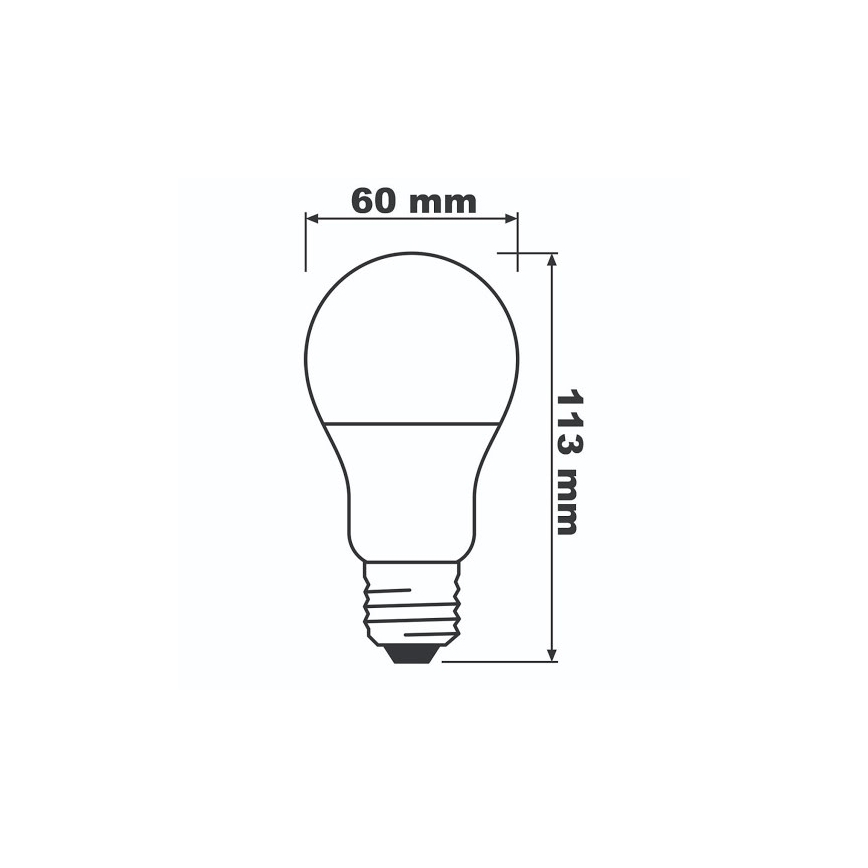 LED Glühbirne ECO E27/8,5W/230V 2700K 806lm