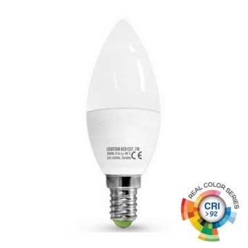 LED-Glühbirne ECOLINE C37 E14/7W/230V 3000K CRI 92 - Brilagi