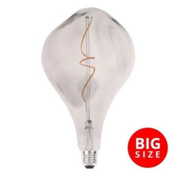 LED-Glühbirne FILAMENT BUMPED SMOKE ET160 E27/4W/230V 2000K