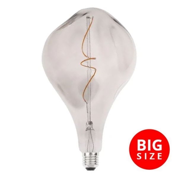 LED-Glühbirne FILAMENT BUMPED SMOKE ET160 E27/4W/230V 2000K