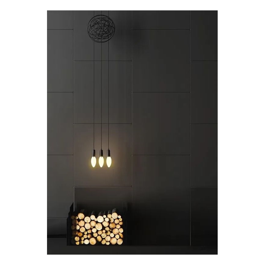 LED-Glühbirne WHITE FILAMENT C35 E14/4,5W/230V 3000K