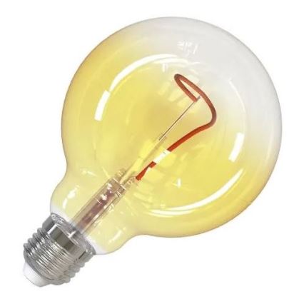 LED-Glühbirne FILAMENT SHAPE G95 E27/4W/230V 1800K gelb