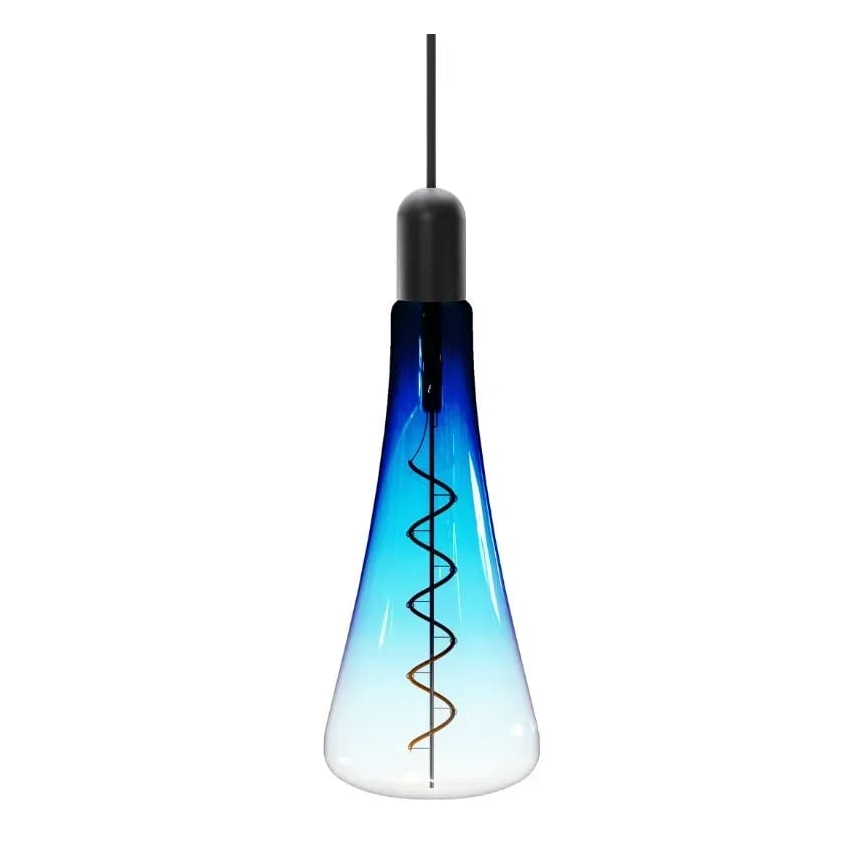 LED-Glühbirne FILAMENT SHAPE T110 E27/5W/230V 1800K blau