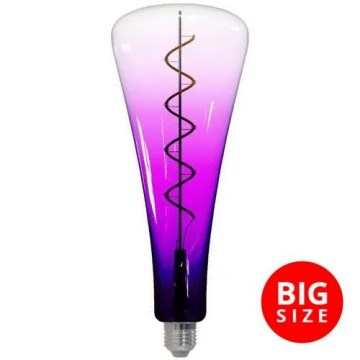 LED-Glühbirne FILAMENT SHAPE T110 E27/5W/230V 1800K violett