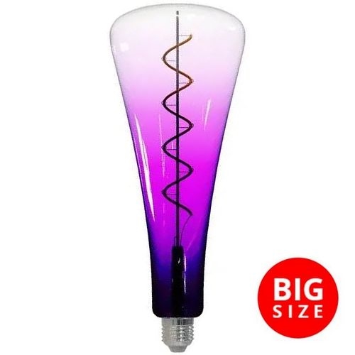 LED-Glühbirne FILAMENT SHAPE T110 E27/5W/230V 1800K violett