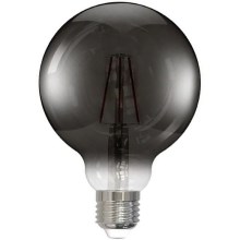 LED-Glühbirne FILAMENT SMOKE G95 E27/4W/230V 2000K