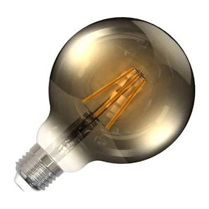 LED-Glühbirne FILAMENT SMOKE G95 E27/4W/230V 2000K