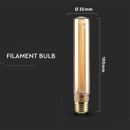 LED-Glühbirne FILAMENT T30 E27/2W/230V 1800K Art Edition