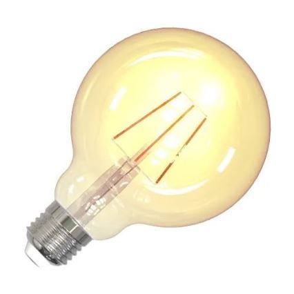 LED-Glühbirne FILAMENT VINTAGE G95 E27/4W/230V 2000K