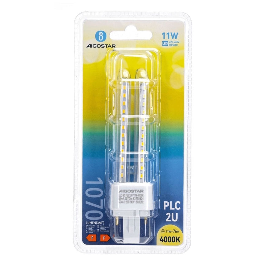 LED-Glühbirne G24D-3/11W/230V 4000K - Aigostar