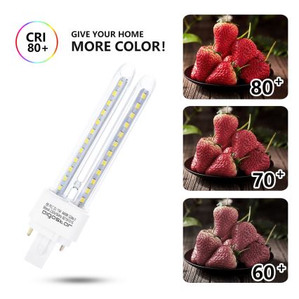 LED-Glühbirne G24D-3/11W/230V 6500K - Aigostar