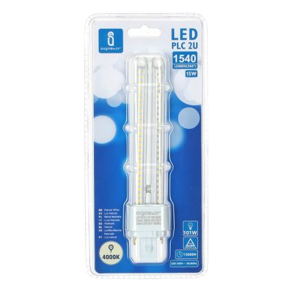 LED-Glühbirne G24D-3/15W/230V 4000K - Aigostar