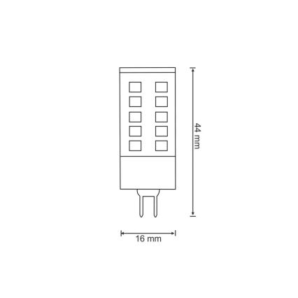 LED-Glühbirne G4/3W/12V 6500K