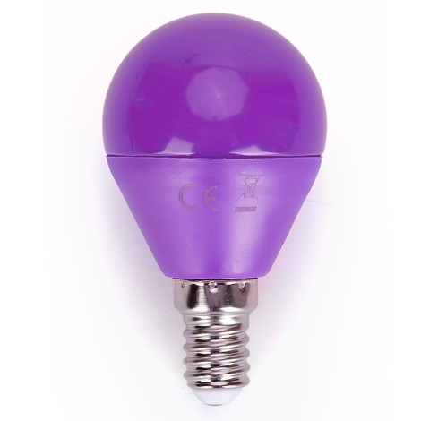 LED-Glühbirne G45 E14/4W/230V lila - Aigostar