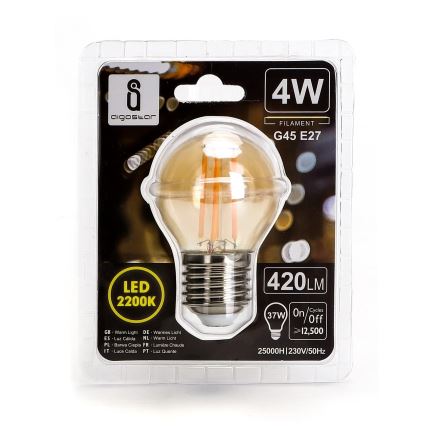 LED Glühbirne G45 E27/4W/230V 2200K - Aigostar