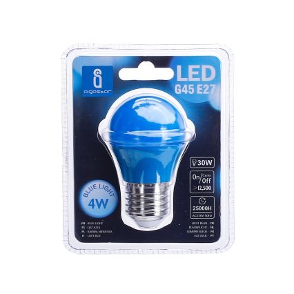 LED-Glühbirne G45 E27/4W/230V blau - Aigostar