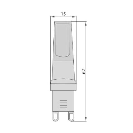 LED Glühbirne G9/4W/230V 3000K