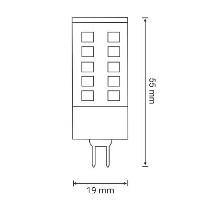 LED Glühbirne G9/4W/230V 3000K