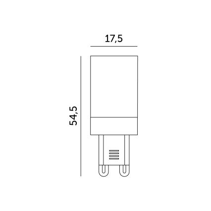 LED Glühbirne G9/4W/230V 6000K