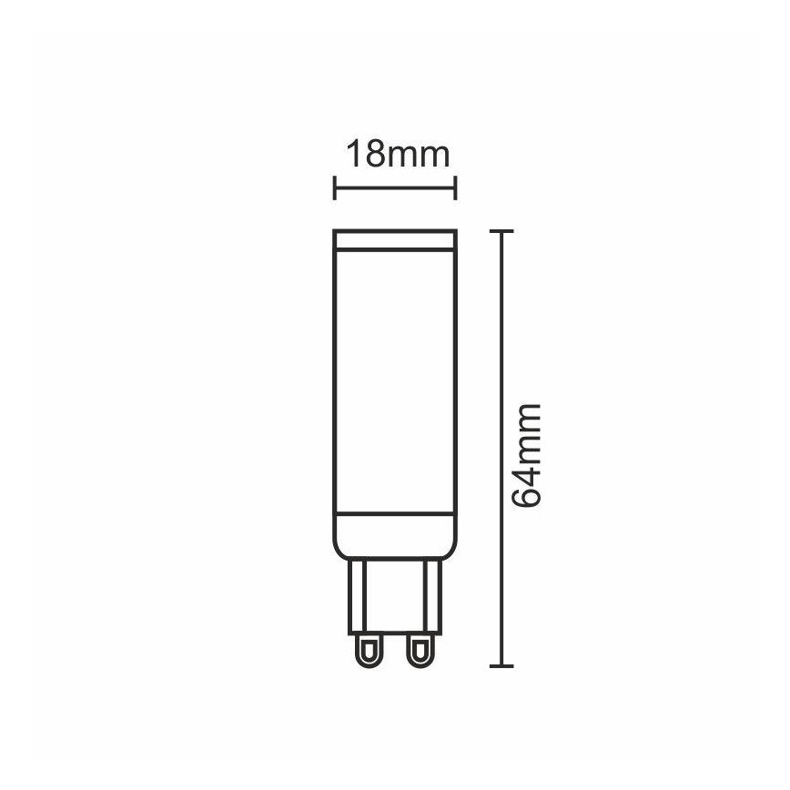 LED Glühbirne G9/7W/230V 4000K