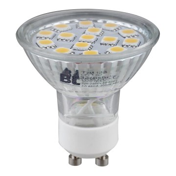 LED Glühbirne GU10/3W/230V 3000K - Briloner 0436-150