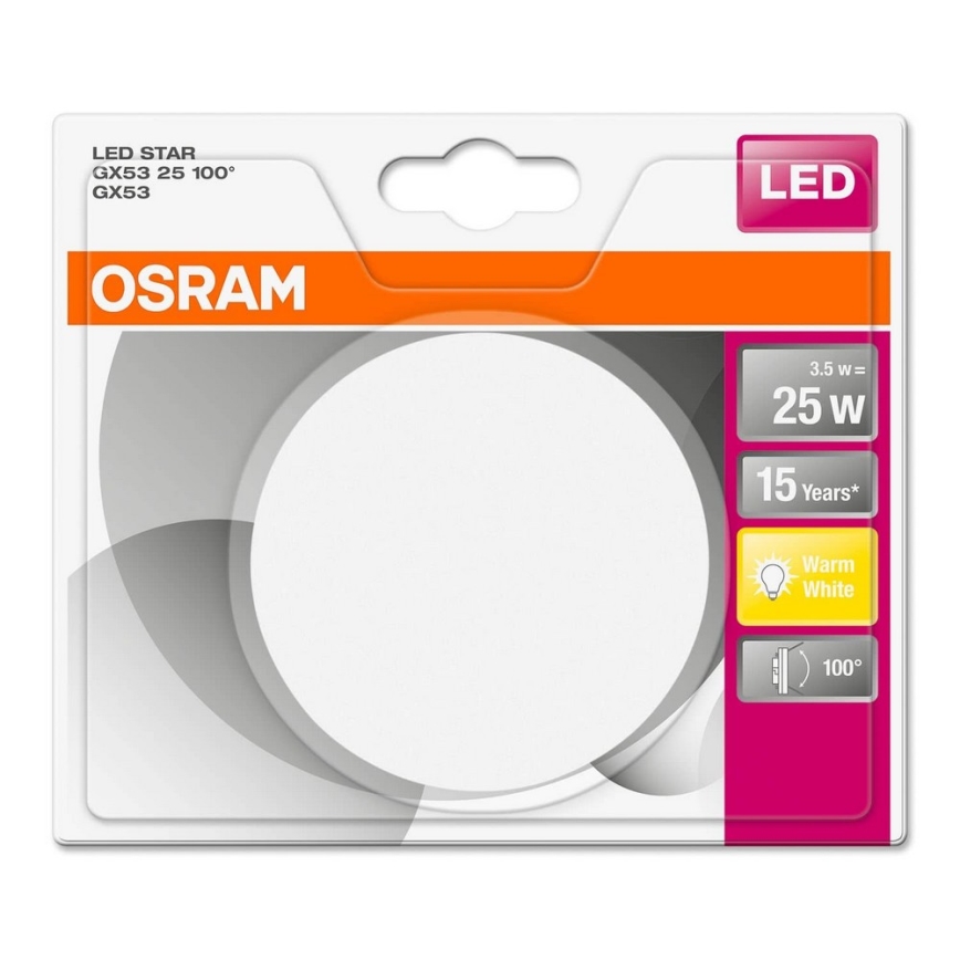 LED Glühbirne GX53/3,5W/230V 2700K - Osram