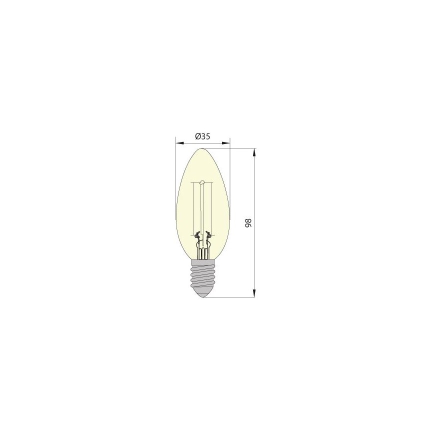 LED Glühbirne LEDSTAR CLASIC E14/5W/230V 3000K
