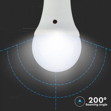 LED-Glühbirne mit einem Dämmerungssensor E27/9W/230V 6000K