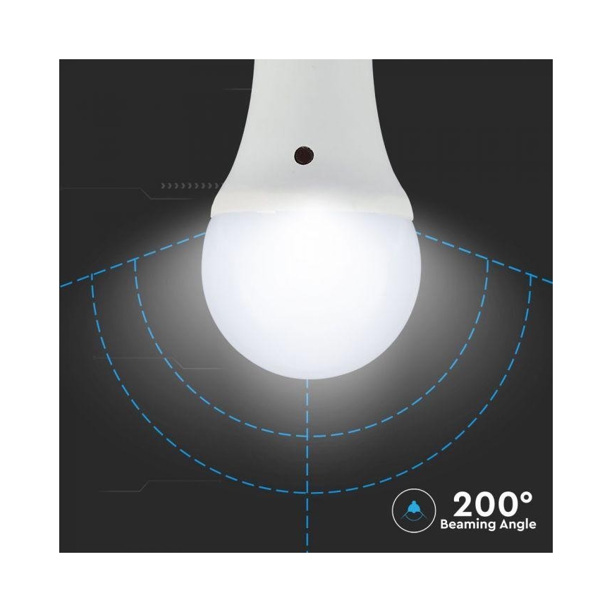 LED-Glühbirne mit einem Dämmerungssensor E27/9W/230V 6000K