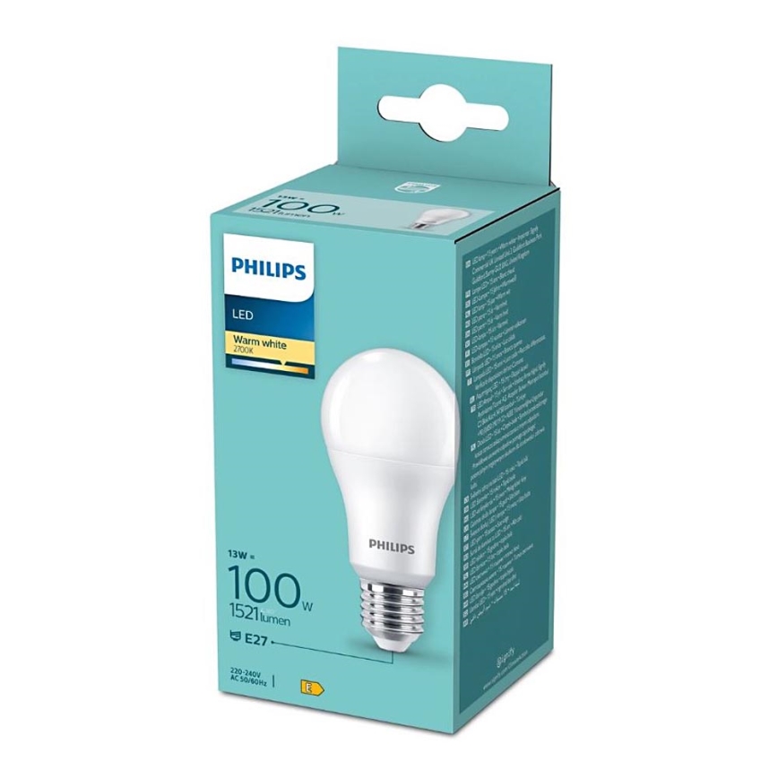 LED-Glühbirne Philips A60 E27/13W/230V 2700K