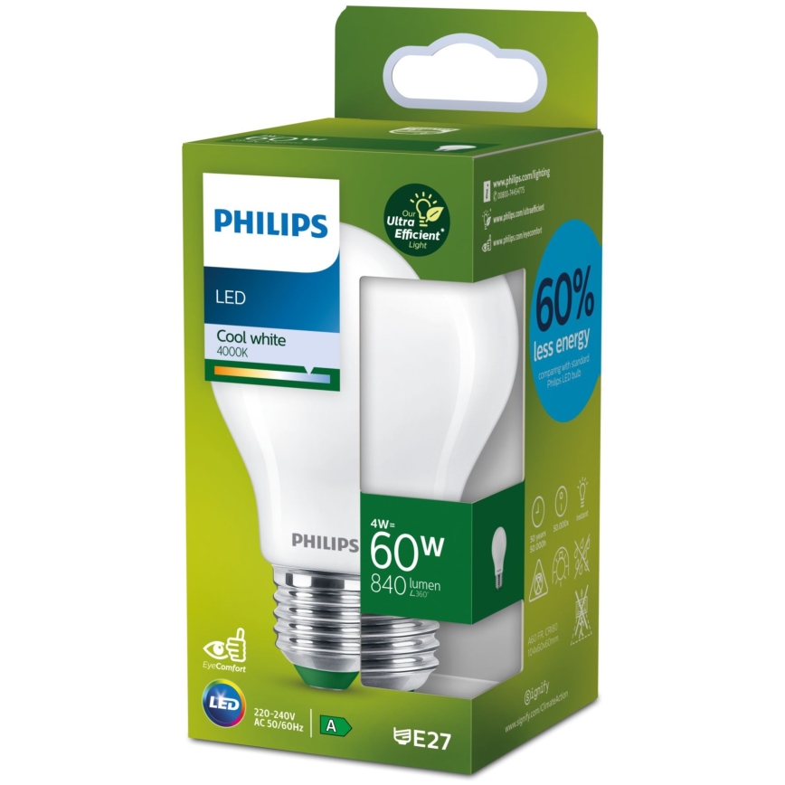 LED-Glühbirne Philips A60 E27/4W/230V 4000K
