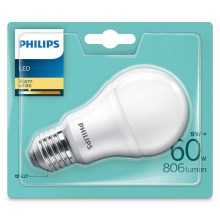 LED-Glühbirne Philips A60 E27/9W/230V 4000K