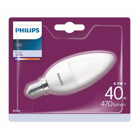 LED Glühbirne Philips B35 E14/4,5W/230V 4000K
