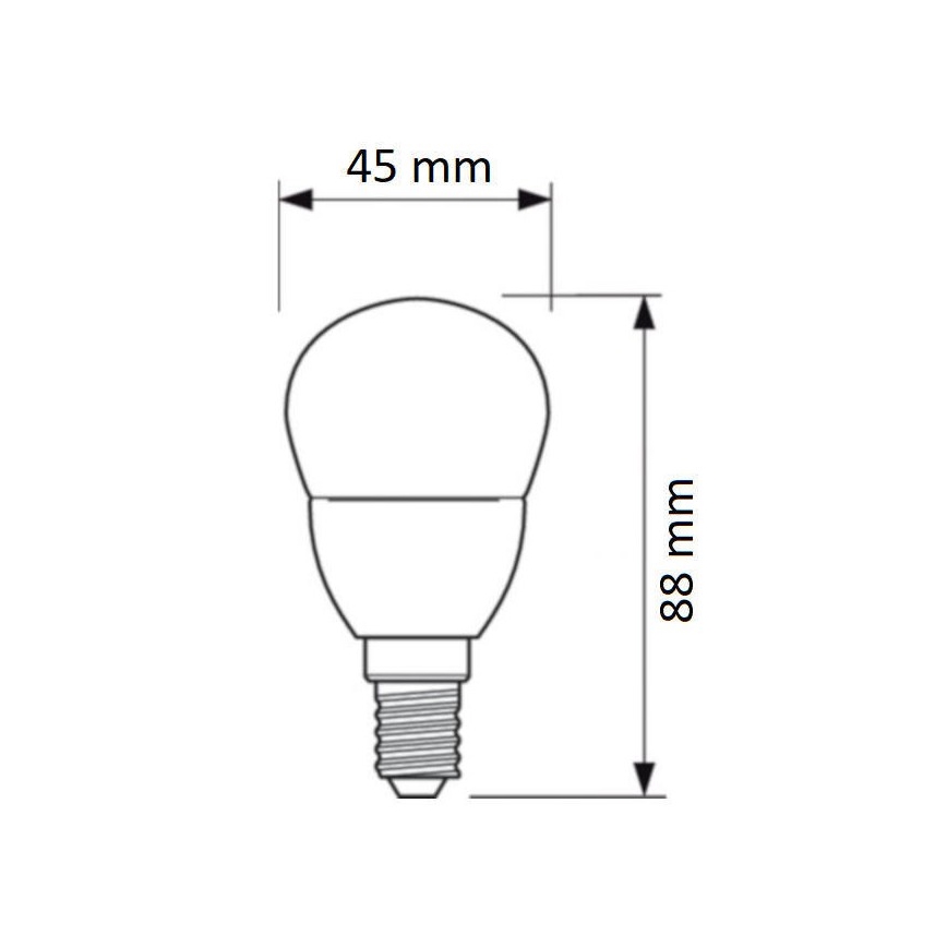 LED Glühbirne Philips E14/4W/230V 2700K