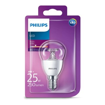 LED Glühbirne Philips E14/4W/230V - LUSTER