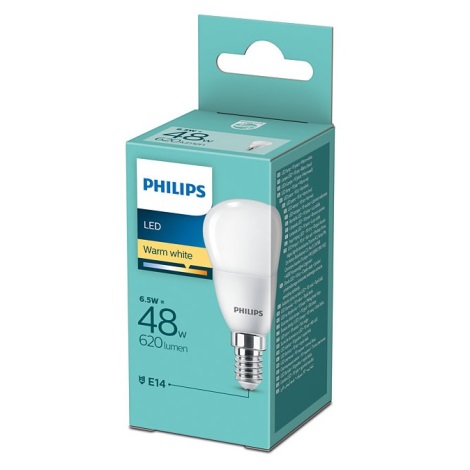 LED-Glühbirne Philips E14/6,5W/230V 2700K