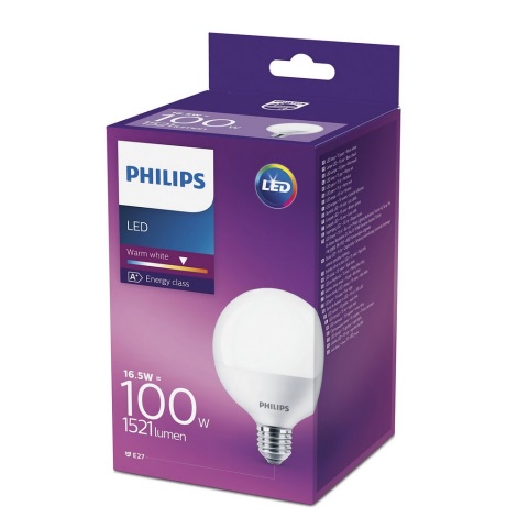 LED Glühbirne Philips G93 E27/16,5W/230V 2700K